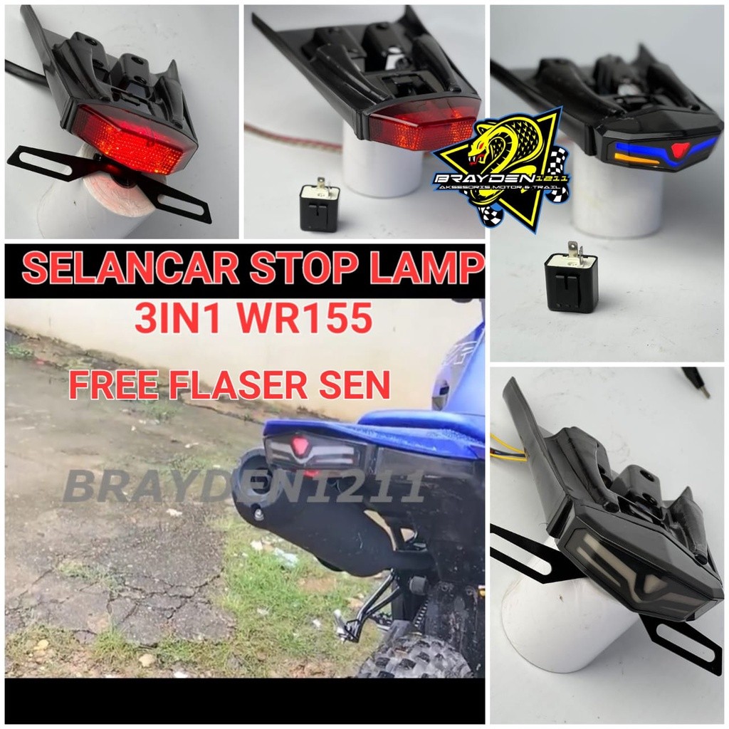 RIZQIJAYA  SELANCAR WR155 / STOP LAMP WR155 / STOP LAMP 3IN1 WR155