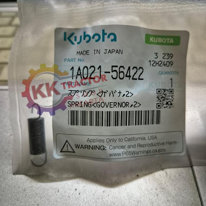 SPRING GOVERNOR 1A021-56422 KUBOTA V2203 ASLI KUBOTA