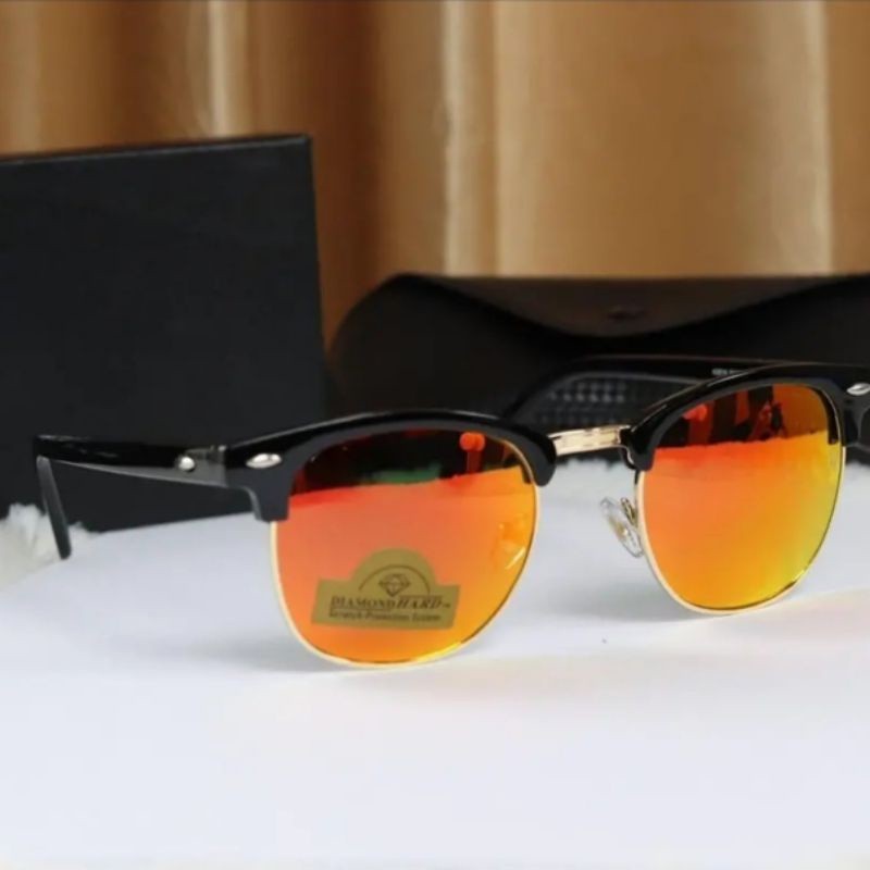 SUNGLASSES FASHION KACAMATA CLUBMASTER 3016 LENSA ASLI KACA POLARIZED ANTI SILAU RT