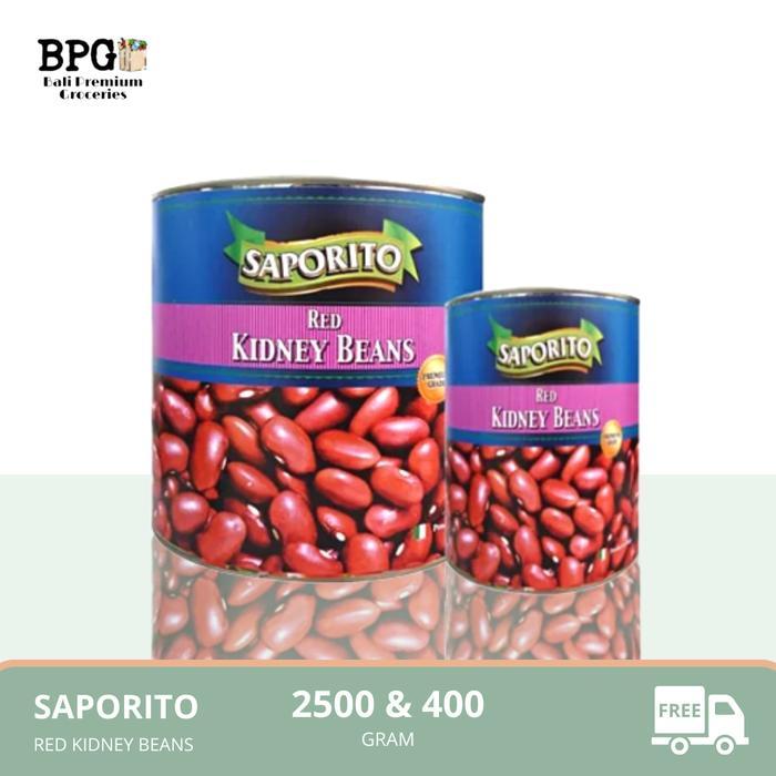 Saporito Red Kidney Beans 400 gr & 2,5 kg - 2,5 kg