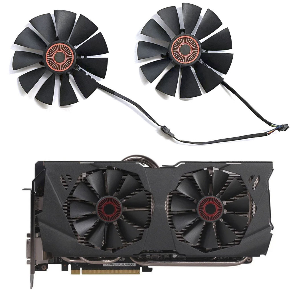 New 95MM FD10015H12S STRIX-GTX 970 GPU fan suitable for ASUS STRIX-GTX 980 GTX 970 GTX 780 GTX 780TI