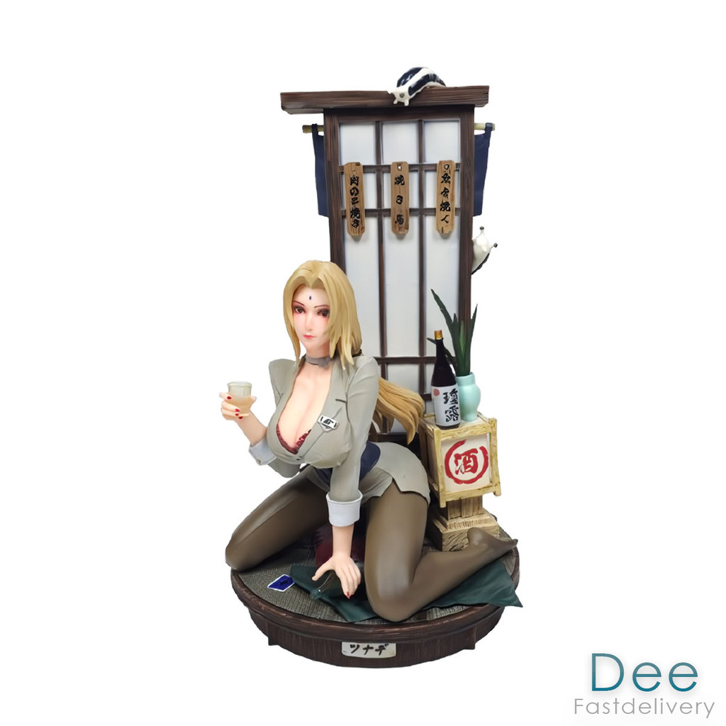 Tsunade Drinking Scene Woota Naruto Shippuden 43cm Action FIgure PVC D-SAT048