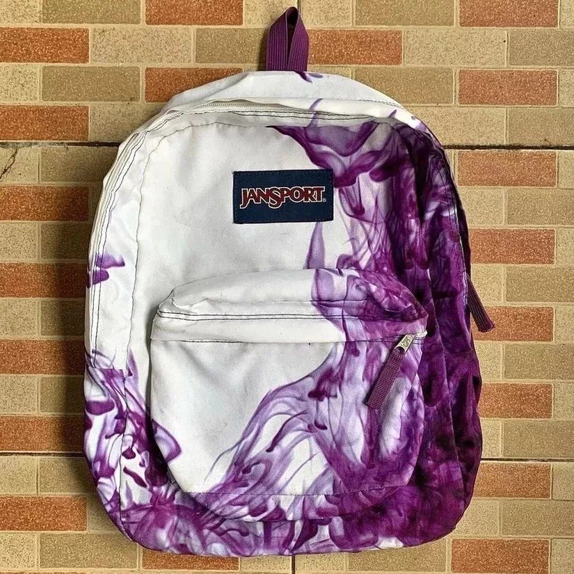 READY  Tas Js Jansport Large Backpack-Ransel Kuliah Kerja Sekolah Jansport Superbreak Motif Awan Ung