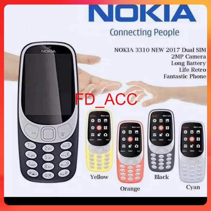 HP Dual Sim 3310 Berkualitas bagus / Handphone Jadul 3310 Dual Sim Grosir Termurah Kualitas Terbaik 