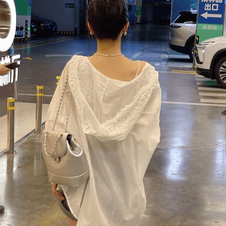 Topi renda putih fashion baru untuk wanita