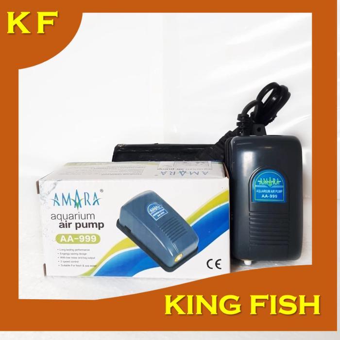 AMARA Pompa Udara Aerator Aquarium AMARA AA 999 1 Lubang 1 out put