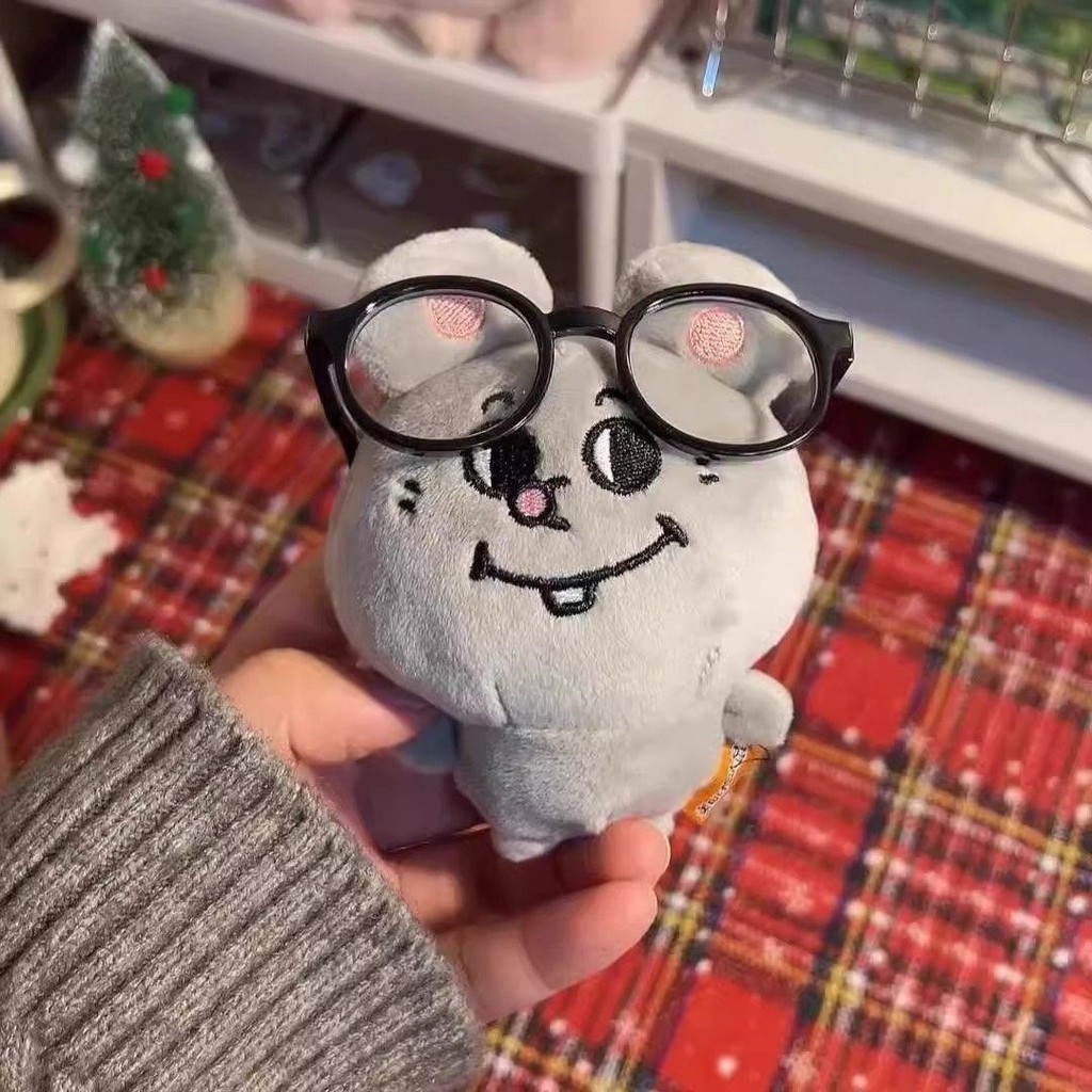 Mainan Plush Tikus Meiji dan Aksesori Mainan Plush Tikus Gantungan Tas