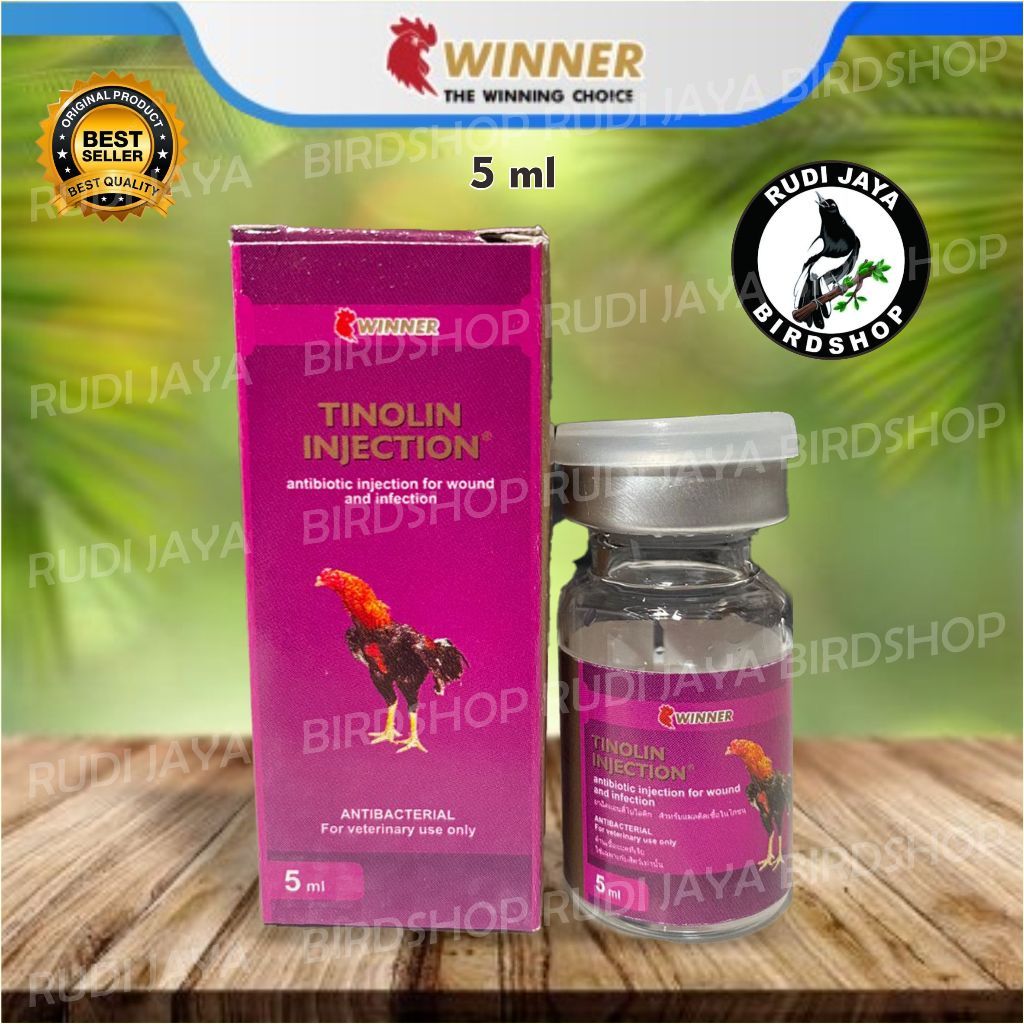 SEDIA WINNER TINOLIN INJEKSI 5ML WINER OBAT AYAM ADUAN PASCA LAGA MEMPERCEPAT PENYEMBUHAN LUKA