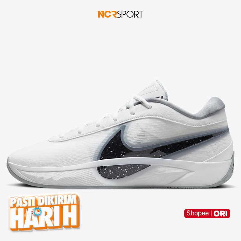 NCR SPORT Sepatu Basket Nike zoom freak 6 ep black white Original FJ7807-102