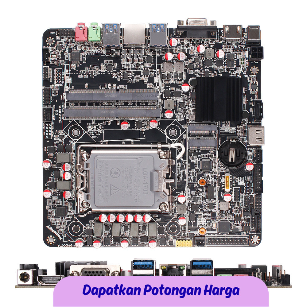 SSN B660 Mini itx Motherboard lga1700 itx Support 12th 13th DDR4 3200mhz Motherboard ITX RAM Mini it