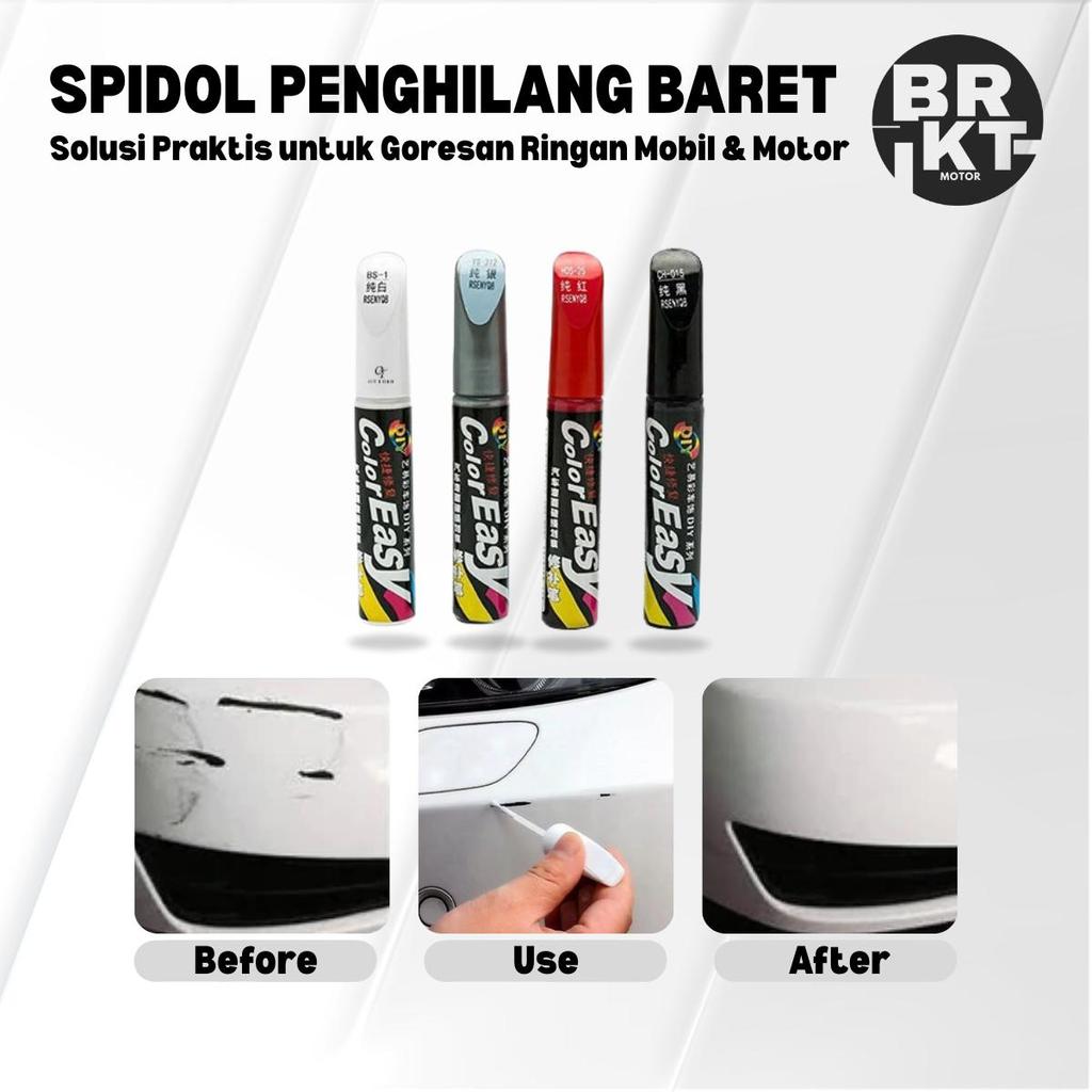 SPIDOL PENGHILANG BARET & LECET BODY MOTOR MOBIL - COLOR EASY CAT SPIDOL PENGHILANG LECET CAT - WARN