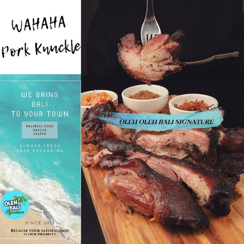 WAHAHA Pork Ribs Bali/Pork Satay/Pork Knuckle (FRESH FROZEN PACKED)