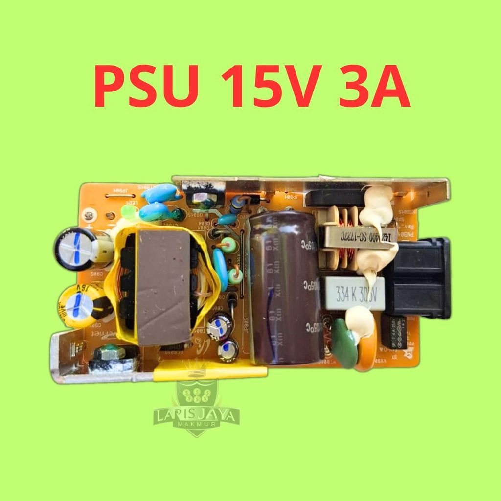 Switching Power Supply Board 15V 3A Modul PSU Pengganti Adaptor Internal Speaker Portable