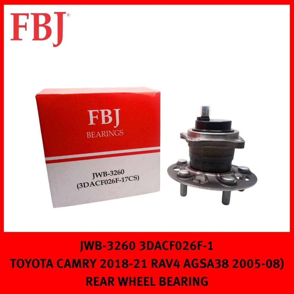BEARING RODA BELAKANG TOYOTA CAMRY 2018-21 RAV4 AGSA38 2005-08 JWB-3260 3DACF026F-1 FBJ