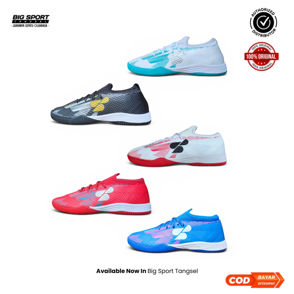 Bigsgall - Sepatu Futsal Dewasa Veloce IN Sol Rubber Original
