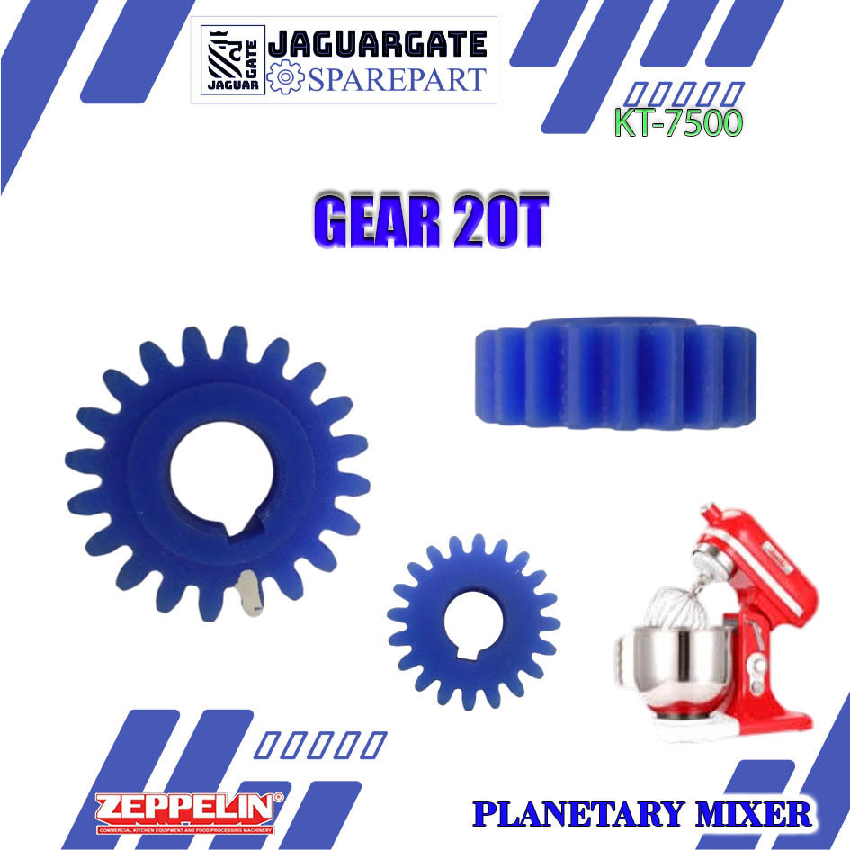 KT-7500 ZEPPELIN SPAREPART GEAR 20T Mixer Planetary KT-7500 Zeppelin
