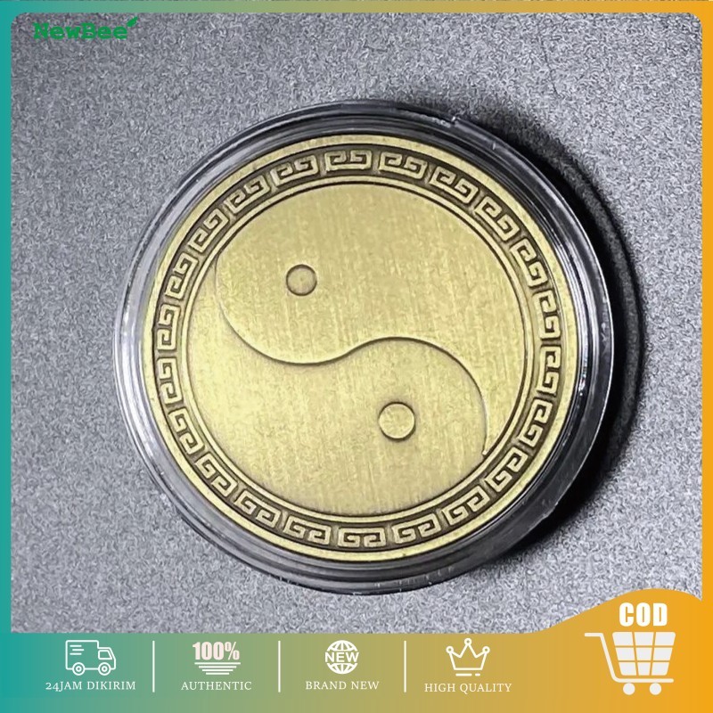 Koin Cina Kuno Naga Cina Phoenix Koin Kuno Naga Fengshui China Naga Phoenix Tai Chi Koin Feng Shui