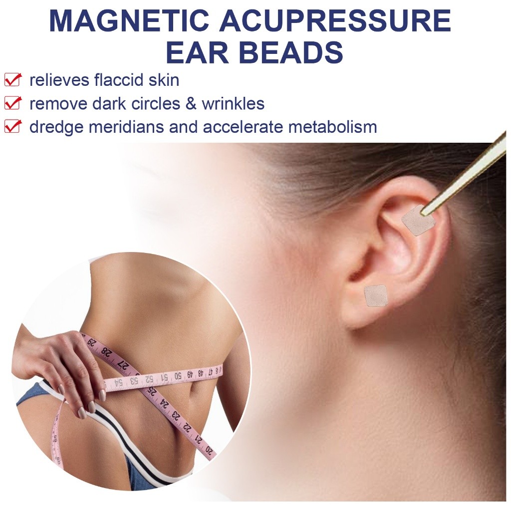 ADA EELHOE Ear Acupuncture Massage Sticker 120pcs Koyo Terapi Telinga Koyo Titik Akupuntur Telinga M