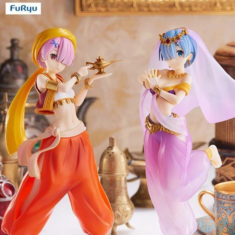 In Stock Furyu Genuine - Re Starting Life In Another World: Ram & Rem Arabian Night Ver. 1/12 Exotic