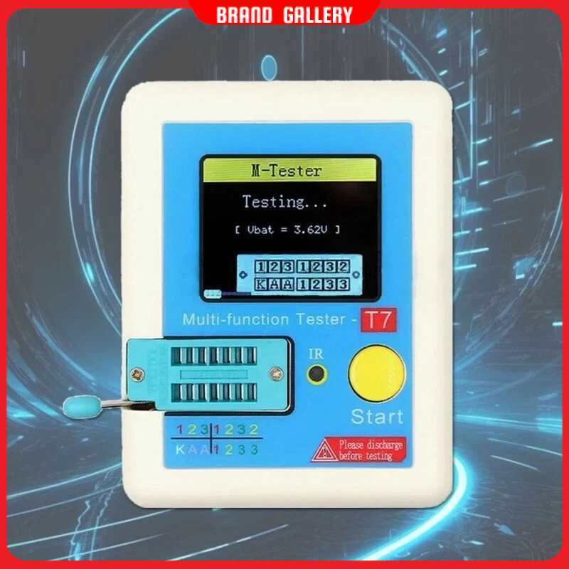 ESR Meter Multifunctional Transistor Tester Resistance Thyristor - LCR-T7