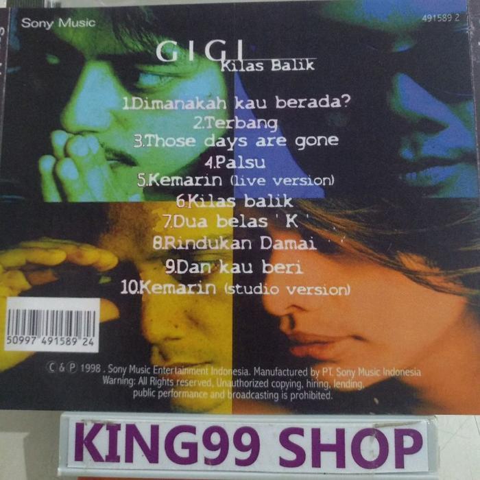 CD GIGI - KILAS BALIK. godbless bip gong 2000 kantata takwa plastik bayou kidnap katrina ahmad band 