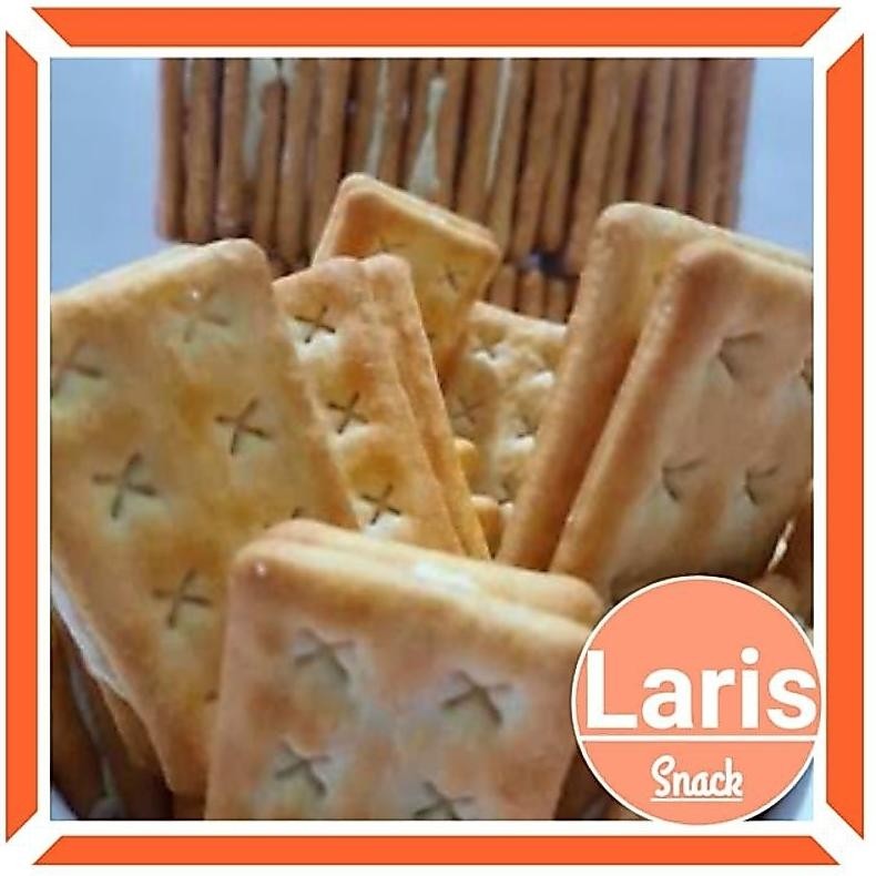 BISKUIT KHONG GUAN 500 GR/ WAFFER LEMON BISCUITS PUFF CRACKERS / BISKUIT KHONG GUAN  LEMON