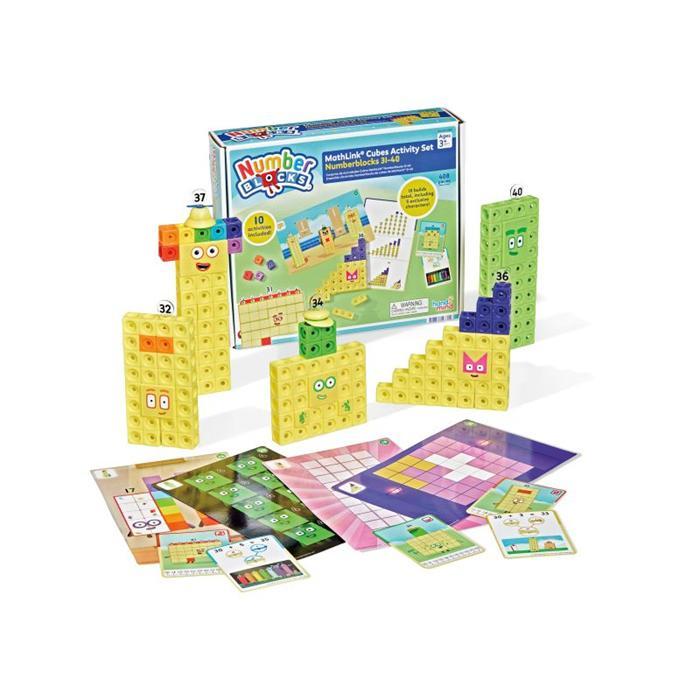 MathLink Cubes Numberblocks 31–40 Activity Set Mainan Edukasi STEM Matematika Anak Official Numberbl