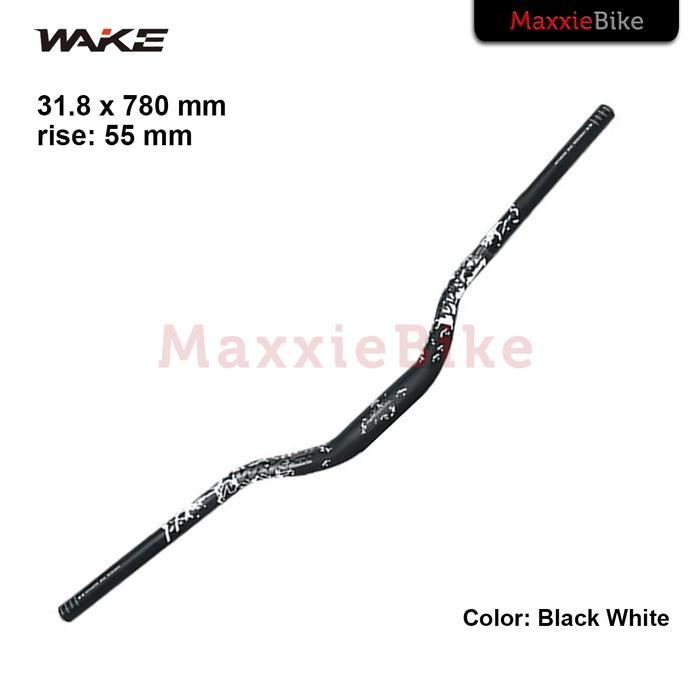 ky w  Wake AL113 Stang Sepeda Rise 55mm Motif 31.8 x 780mm Bike Handlebar Oversize OS Setang Alloy M