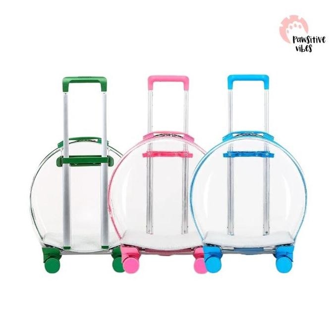 Tas Troli Transparan | Pet Cargo | Tas Anjing Kucing