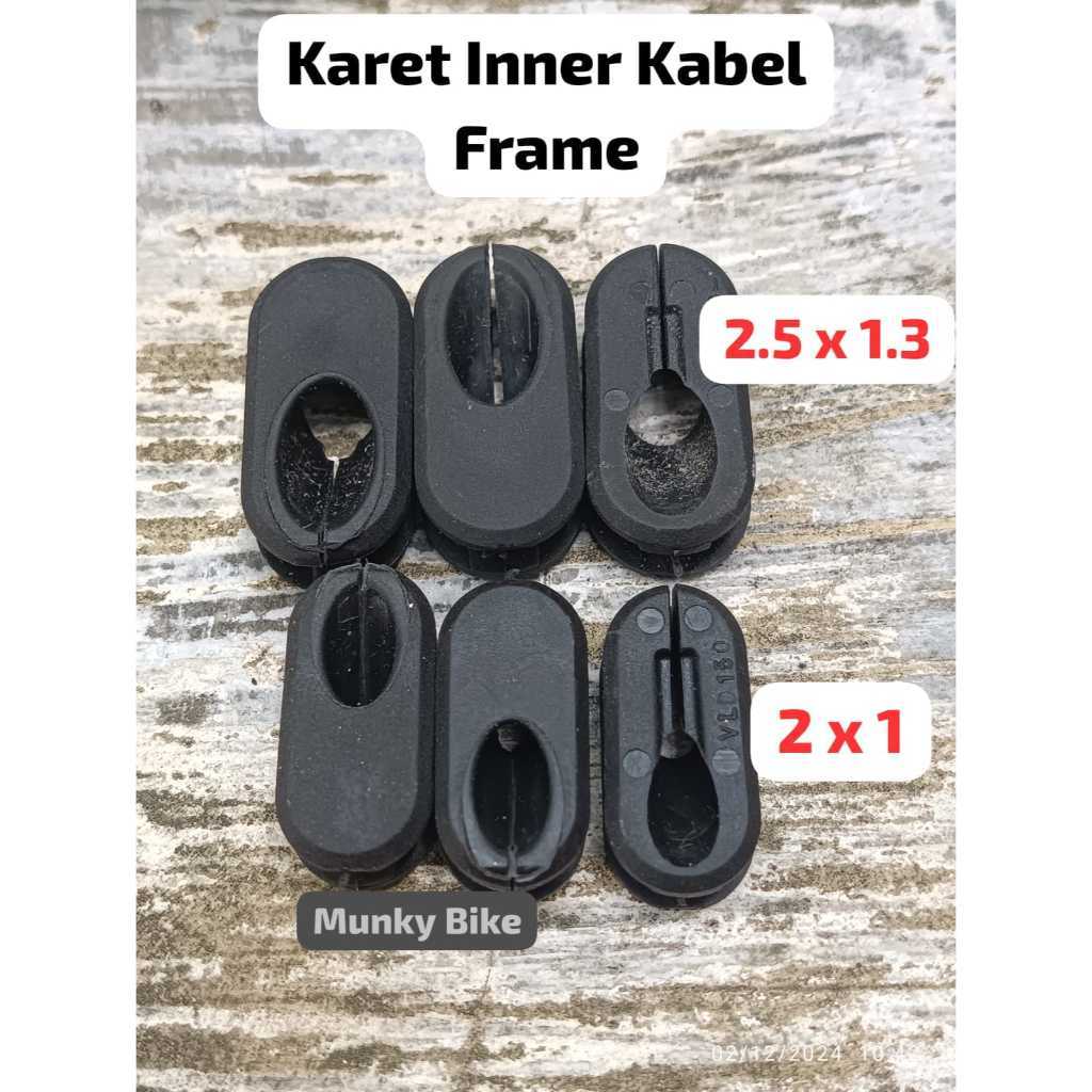 Foto Inner Cable guide karet internal kabel frame satu jalur lubang internal kabel brake shifter rubber inner frame