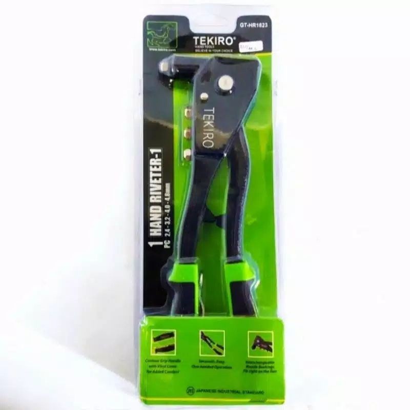 TEKIRO TANG RIVET HAND RIVERTER -1 HITAM / TANG RIPET TEKIRO ORIGINAL GT-HR1823