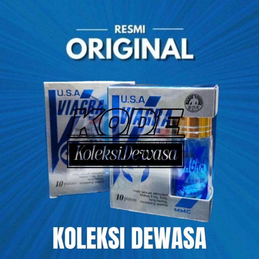 100% ASLI VIGRA MMC BLUE ORIGINAL