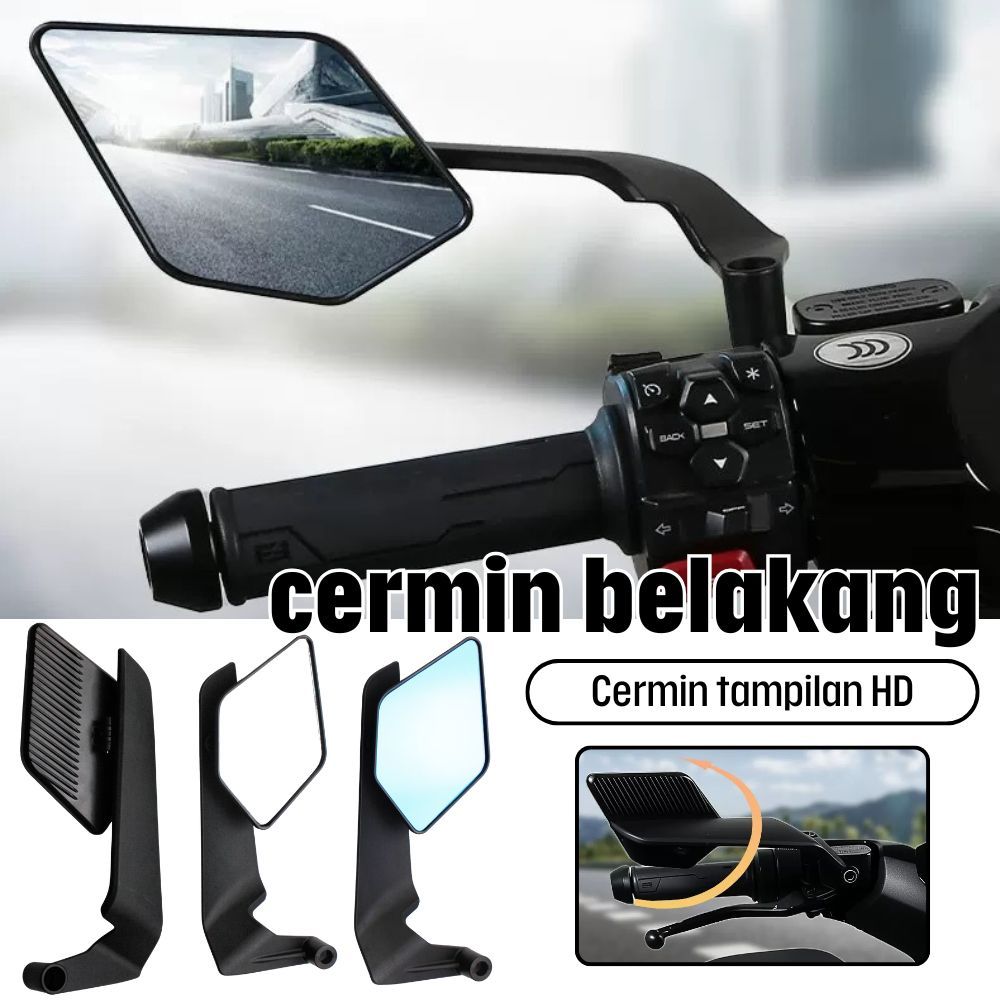 Spion Winglet Stealth Racing Universal Spion Sayap Motor Modifikasi Untuk Nmax Aerox Vario Mio Beat 