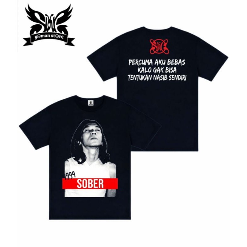 Kaos Slank Sober // Tshirt Slank Sober // Kaos Distro Original