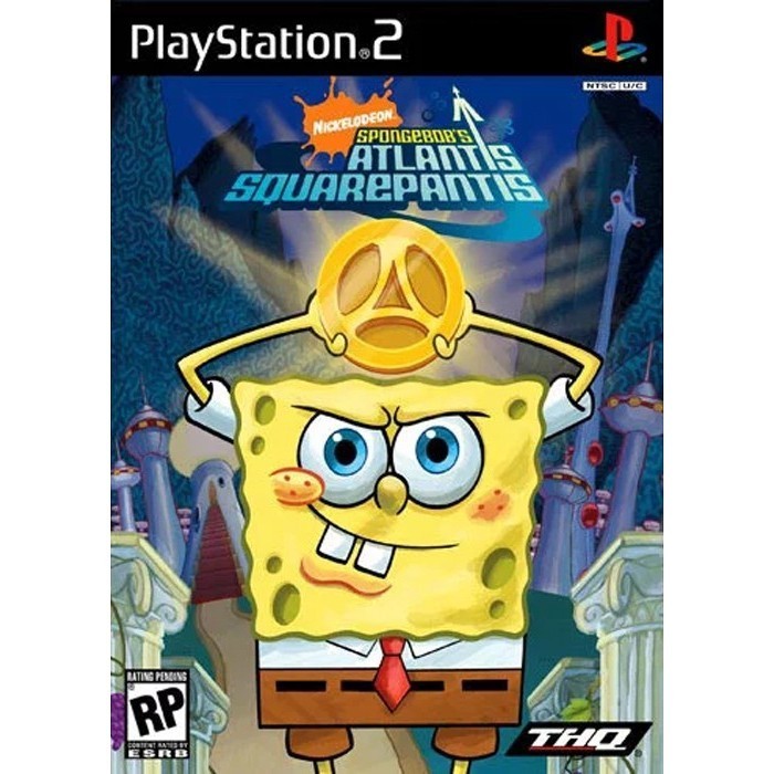 DVD Game PS2 - SpongeBob SquarePants Atlantis SquarePantis
