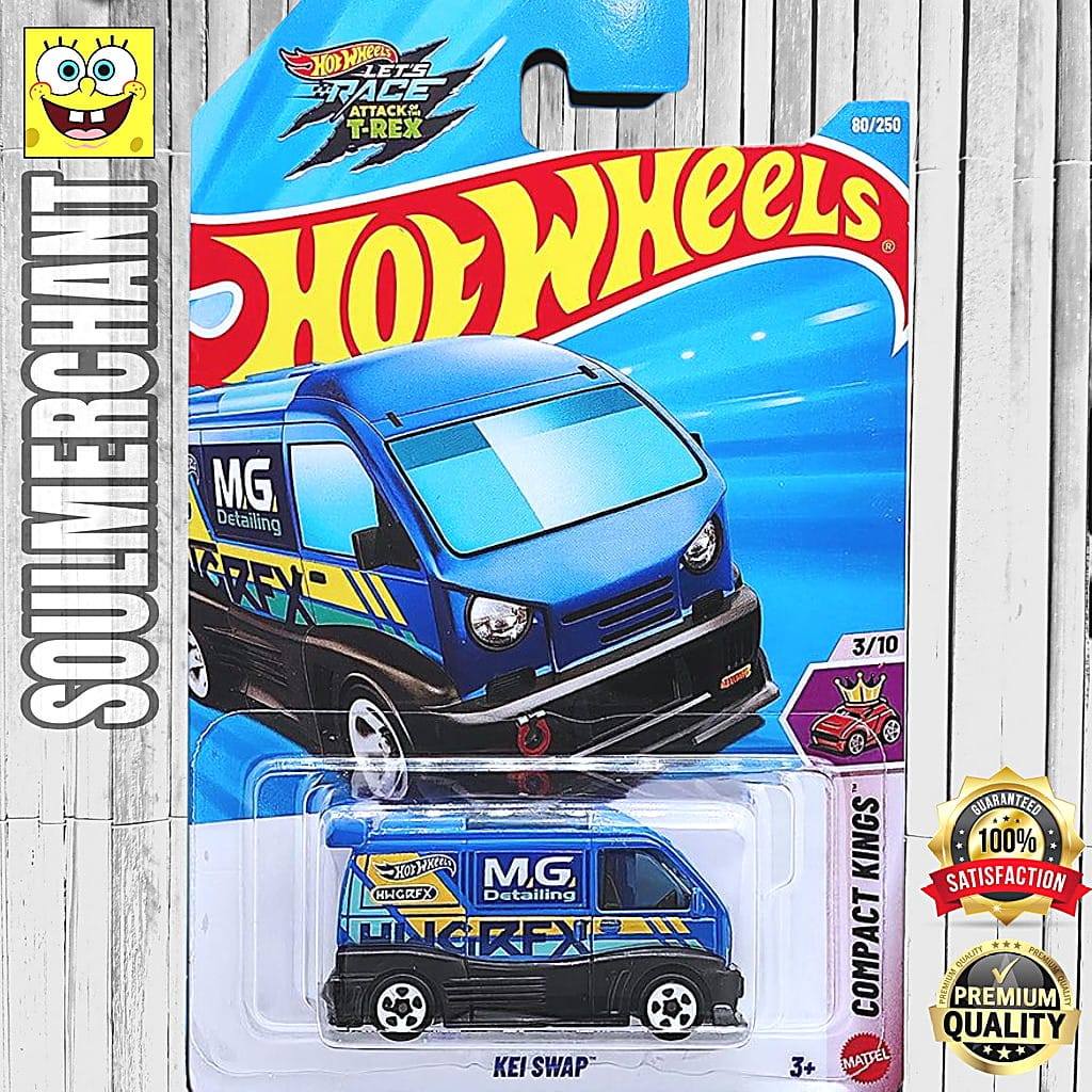 Hot Wheels Kei Swap Biru Diecast Mobil Van JDM