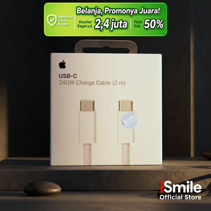 Apple Lightning to USB C Cable 1m 2m For Adapter - 1m