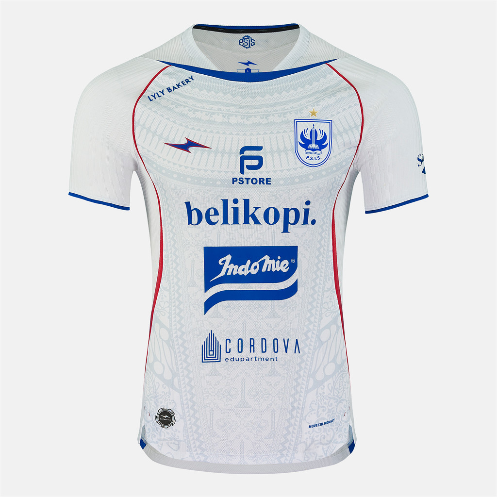 Men Riors PSIS Semarang Player Match Away Jersey Full Sponsor