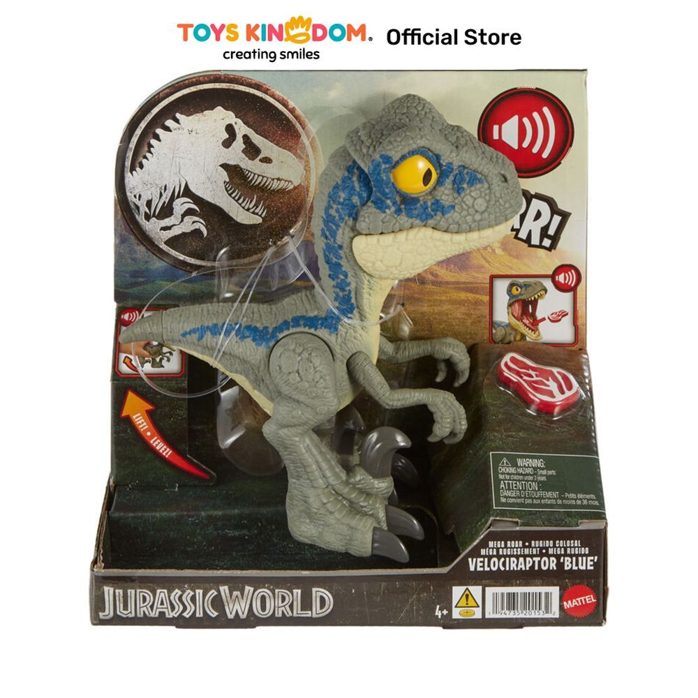 Toys Kingdom Jurassic World Figure Mega Roar Random Figur Miniatur Karakter Mainan Koleksi Collectib