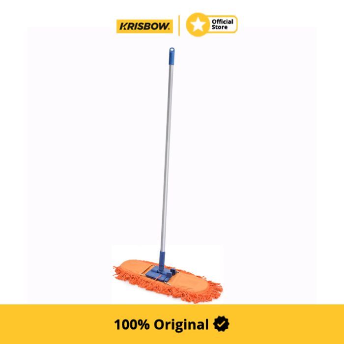 Krisbow Alat Pel Lantai 16 Inci FRHMS100 - Oranye Floor Mop Pembersih Lantai Pel Lantai Cleaning Mop