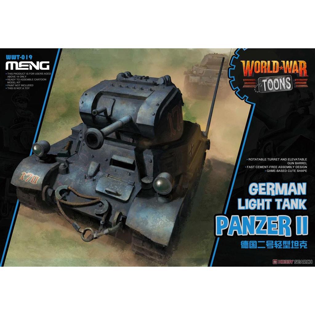 MEWWT019 Meng World War Toon German Light Tank Panzer II