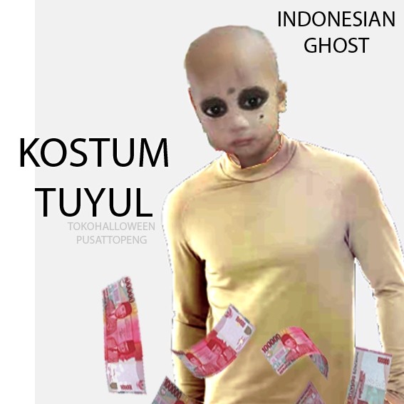 Kostum Tuyul Hantu Asli Indonesia Cosplay Unik