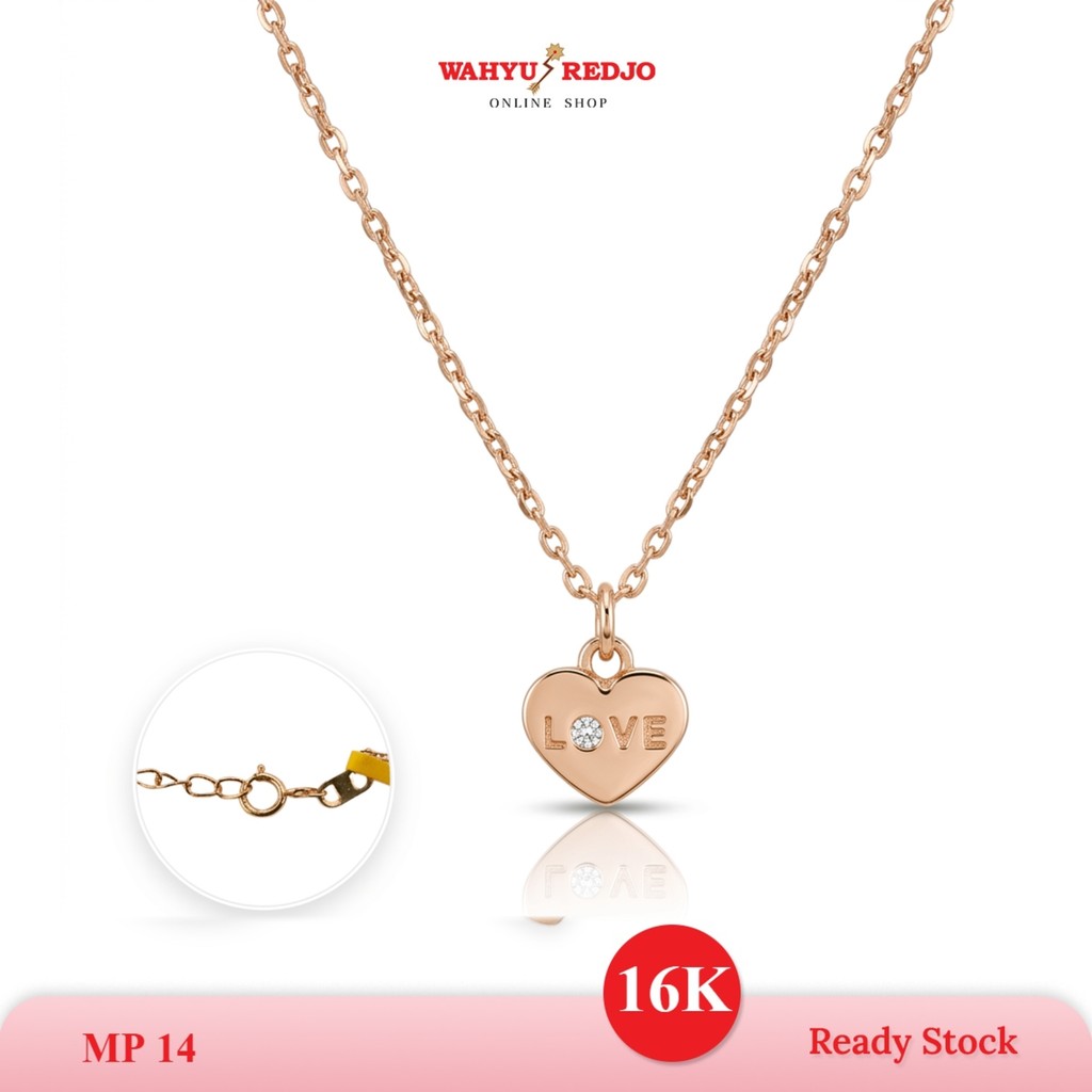 WAHYU REDJO - KALUNG EMAS 16K LG MODEL FANCY LOVE RINGAN & DAILYWEAR (PMR)