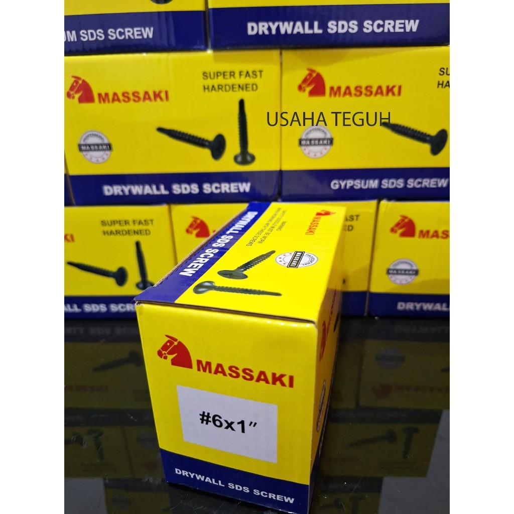 Sekrup Gypsum SDS Massaki / Sekrup furing / Drywall screws