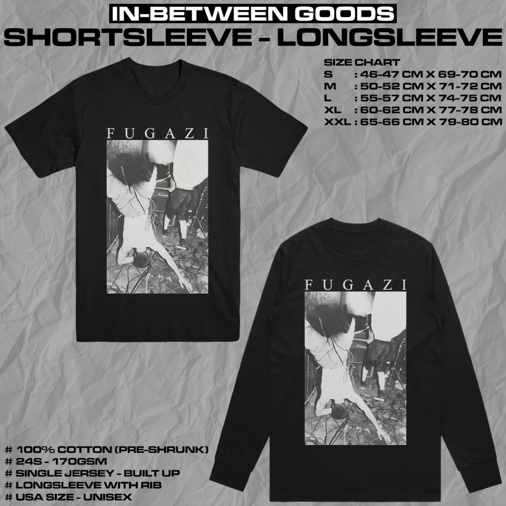 FUGAZI - WAITING ROOM | T-SHIRT | LONGSLEEVE | BAND MERCH1