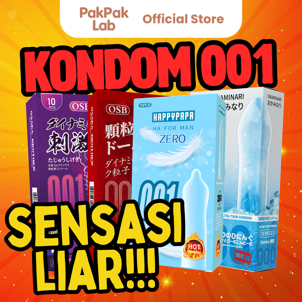Kondom Happypapa Gerigi Berduri 001 Sensasi Hangat - Varian Terlengkap