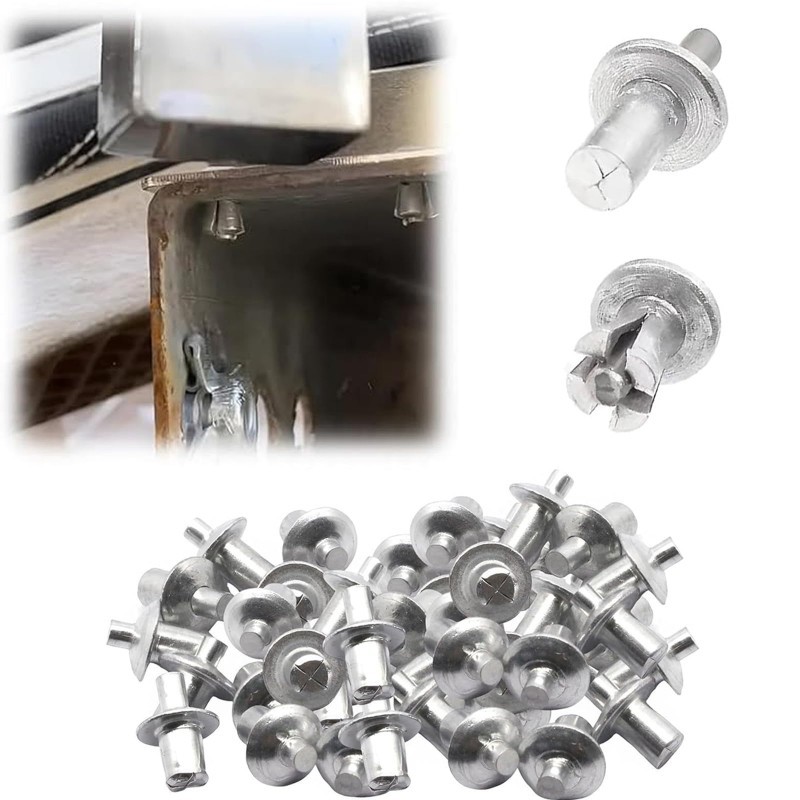 50pcs Paku Rivet Palu Baut Dynabolt Paku Keling Expansion 5mm Paku Angkur Baut Tembok