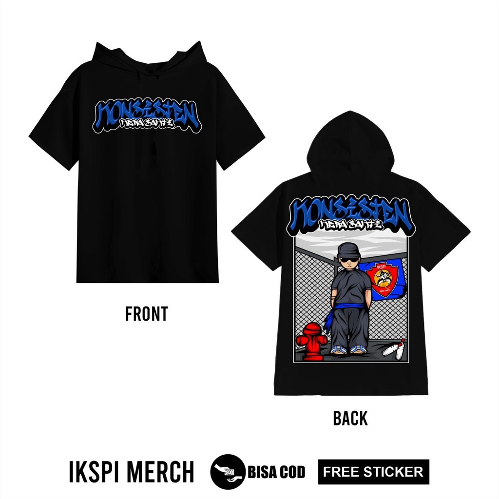 Ts-HOODIE KERA SAKTI KONSISTEN KERA SAKTI MOTIF SATU ORANG - TS HOODIE IKSPI TERBARU - TS HOODIE KER