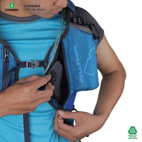 Vest Running Fast Run Consina - Vest Trail Run - Hydropack - Cadence - QUEBEC - ORANGE