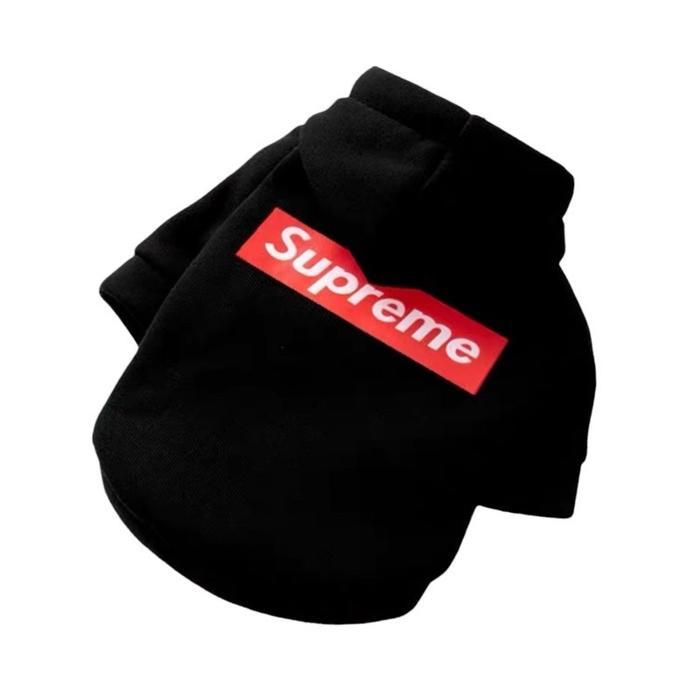Baju Kucing dan Baju Anjing Supreme Premium Berkualitas | Baju Kucing - Supreme merah, XXL